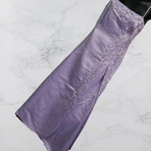 NWT NOX lilac formal spaghetti strap 2X dress